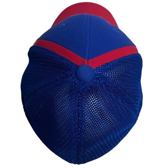 NBA Detroit Pistons Adidas Colorblock Trucker Mesh Snapback Hat Cap - Picture 7 of 10